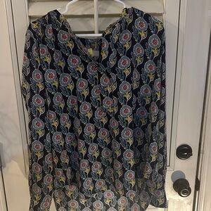 LOFT Multicolor Floral Blouse